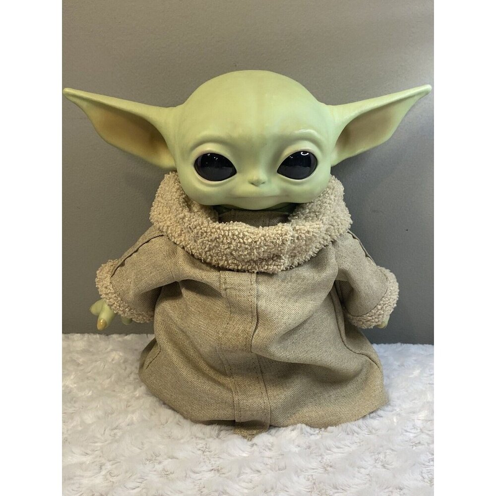 Star Wars The Mandalorian Baby Yoda Grogu Vinyl Plush 12" - Picture 2 of 9